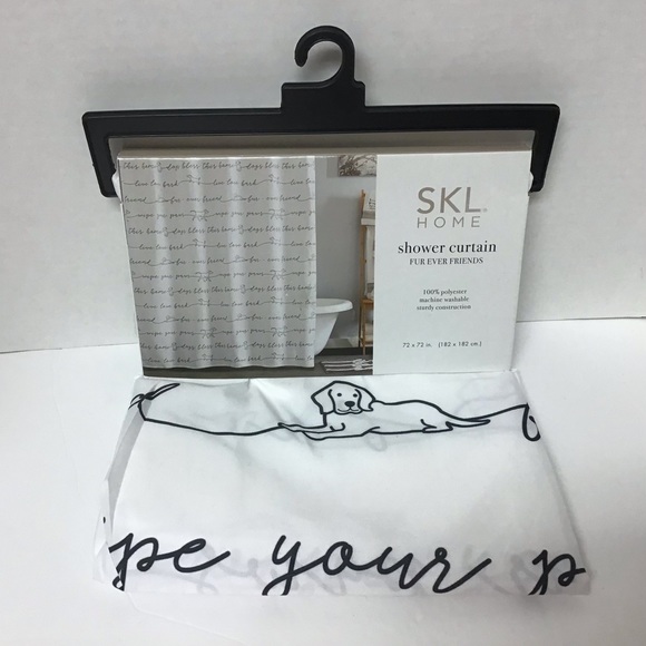 SKL Home “Fur Ever Friends” Shower Curtain - Picture 8 of 8